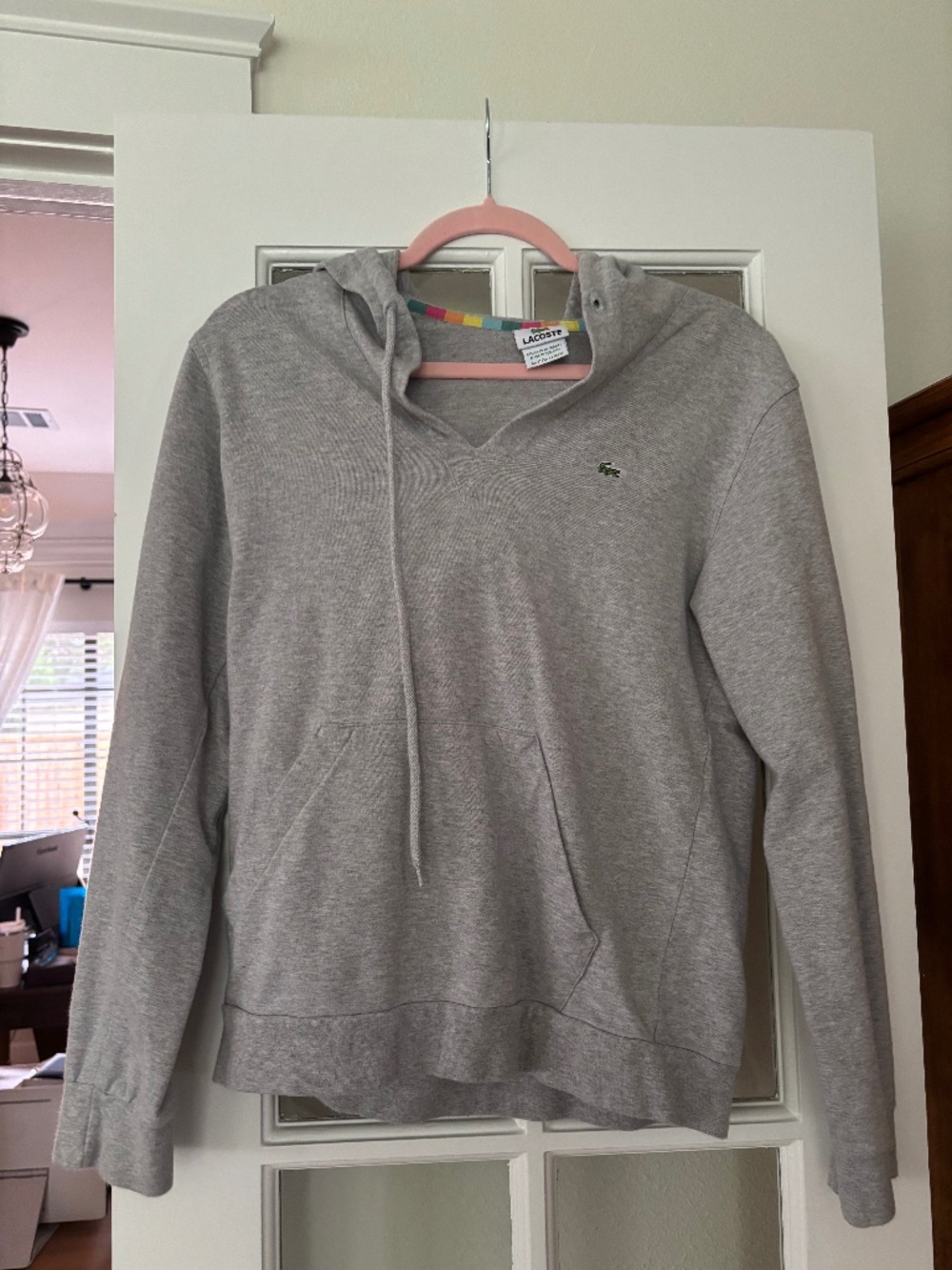 LACOSTE HOODED SWEATSHIRT